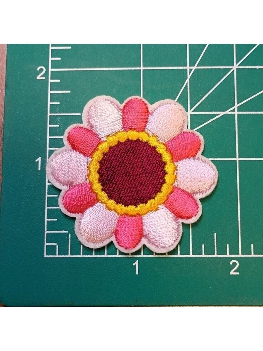 2/$10 Colorful Flower Embroidered Patch